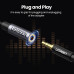 Перехідник 3.5 на 6.3 мм UGREEN 1/4" 1/8" TRS Hi-Fi (UG-20498)