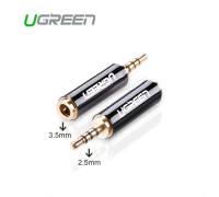 Перехідник micro jack 2.5 mini jack 3.5 Ugreen для навушників 3.5 мм (UG-20501)