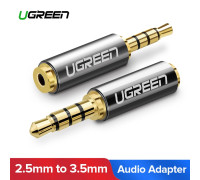Переходник 3.5 мм на 2.5 мм Ugreen для наушников 2.5 мм (UG-20502)