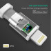 Кабель Ugreen 2 в 1 Micro USB Lightning 50 см