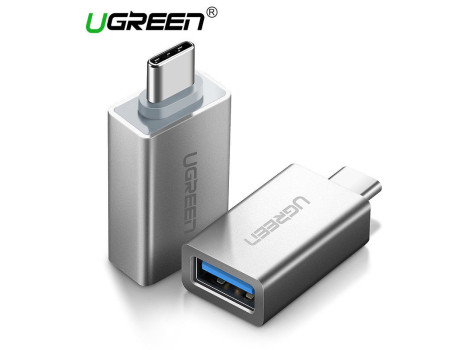 Перехідник OTG USB 3.0 Type-C Ugreen алюміній (UG-20809)