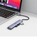 Хаб для MacBook Air Pro M4 5-в-1 Ugreen USB-C 4k 60hz USB 3.0 Thunderbolt 4/5 (UG-20955)
