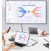 Хаб для MacBook Air Pro M4 5-в-1 Ugreen USB-C 4k 60hz USB 3.0 Thunderbolt 4/5 (UG-20955)
