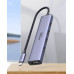 Хаб для MacBook Air Pro M4 5-в-1 Ugreen USB-C 4k 60hz USB 3.0 Thunderbolt 4/5 (UG-20955)