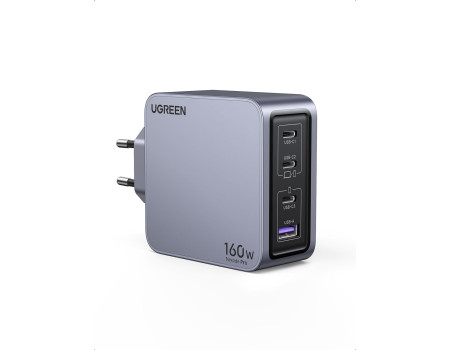 Мережевий зарядний пристрій UGREEN Nexode PRO GAN 160W 4 порти PD3.1 QC4.0 (UG-25095)