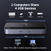 USB Перемикач на 2 комп'ютери Switch USB 3.2 10 Гбіт/с Ugreen Хаб (UG-25164)