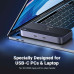 USB Перемикач на 2 комп'ютери Switch USB 3.2 10 Гбіт/с Ugreen Хаб (UG-25164)