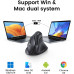Вертикальная мышь UGREEN Bluetooth 5.0+2.4G 1000/1600/2000/4000DPI эргономичная тихий клик