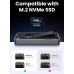 Кейс для SSD M2 NVMe 20 Гбит/с Type-C USB 3.2 Gen2 UGREEN алюминий (UG-25573)