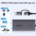 Карта відеозахоплення для стриму 2k 30hz 1080P 60hz USB 3.0 захоплення 4k 30hz Ugreen (UG-25773)