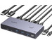 Перемикач DisplayPort 1.4 для 2 ПК DP Switch 8k 60z 4k 240hz 2k 240hz 165hz 144hz Ugreen (UG-25962)