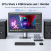 Перемикач DisplayPort 1.4 для 2 ПК DP Switch 8k 60z 4k 240hz 2k 240hz 165hz 144hz Ugreen (UG-25962)