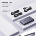 Перемикач 2 ноутбуки 2 монітори Ugreen Type-C HDMI DisplayPort 4k 60hz USB 3.0 PD100W (UG-45487)