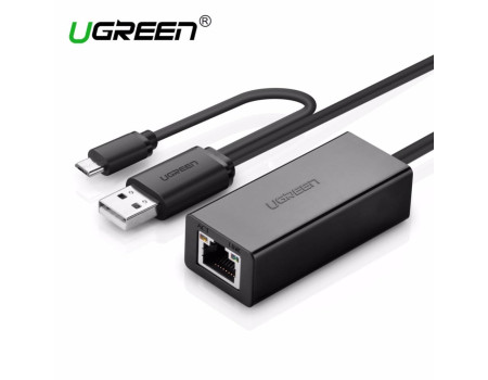 USB Ethernet адаптер 100 Мбит/с LAN RJ45 OTG Ugreen (UG-30219)