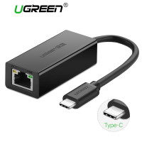 USB Type-C Ethernet адаптер 100 Мбит/с LAN RJ45 Ugreen (UG-30287)