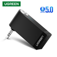 Ugreen Bluetooth 5.0 адаптер для автомобиля с микрофоном Hands Free (UG-30348) 