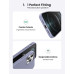 Силиконовый чехол Ugreen для iPhone 12 Pro Max (Lavendel) 30519