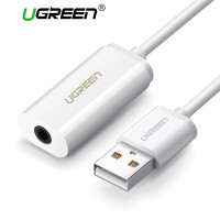 Внешняя карта USB 2 в 1 AUX Ugreen (UG-30712)