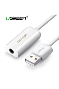 Зовнішня карта USB 2 в 1 AUX Ugreen (UG-30712)