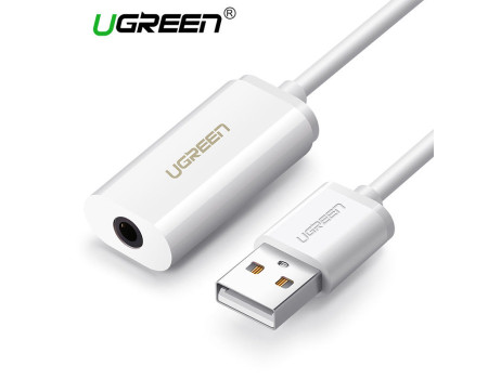 Зовнішня карта USB 2 в 1 AUX Ugreen (UG-30712)