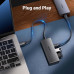 Хаб USB 3.2 Type-C Type-A 4 порти 10 Гбіт/с Ugreen для MacBook Pro Air (UG-30758)
