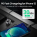 Quick Charge 4.0 автомобільна зарядка Ugreen 2 USB 20W PD (UG-30780)