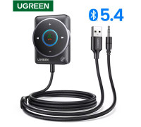 Блютуз адаптер в машину AUX Bluetooth 5.4 Stereo Ugreen ресивер приемник