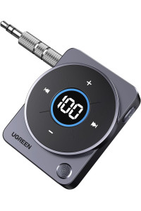 Bluetooth адаптер для автомагнітоли UGREEN Bluetooth 5.4 Stereo AUX дисплей 20 годин (UG-35003)