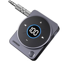 Bluetooth адаптер для автомагнітоли UGREEN Bluetooth 5.4 Stereo AUX дисплей 20 годин (UG-35003)