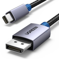 Кабель UGREEN Mini DisplayPort to DisplayPort 1.4 8k 60hz 4k 240hz Thunderbolt 2 двонаправлений 1.5 м (UG-35283)
