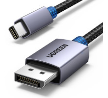 Кабель UGREEN Mini DisplayPort to DisplayPort 1.4 8k 60hz 4k 240hz Thunderbolt 2 двонаправлений 1.5 м (UG-35283)