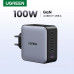 Зарядное устройство 100W GaN Ugreen 5 портов USB QC4.0 PD3.0 (UG-35536)