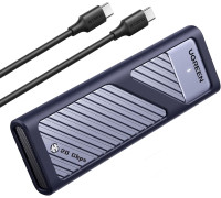 Зовнішній кейс для SSD M2 NVMe SATA UGREEN 20 Гбіт/с USB 3.2 алюміній (UG-35576)