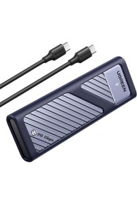 Внешний кейс для SSD M2 NVMe SATA UGREEN 20 Гбит/с USB 3.2 алюминий (UG-35576)