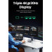 UGREEN Revodok 8 в 1 Type-C хаб для 1-2-3 моніторів HDMI DisplayPort 4k 60hz 10 Гбіт/с (UG-35625)