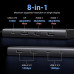 UGREEN Revodok 8 в 1 Type-C хаб для 1-2-3 моніторів HDMI DisplayPort 4k 60hz 10 Гбіт/с (UG-35625)
