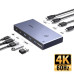 Перемикач 2 ноутбука 1 монітор 2 Type-C HDMI 4k 60hz Ugreen PD100W (UG-25959)