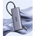 Хаб для двух мониторов 2 x HDMI 4k Type-C Ugreen 7-в-1 PD 100W Thunderbolt 4 (UG-35897)
