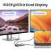 Хаб для двух мониторов 2 x HDMI 4k Type-C Ugreen 7-в-1 PD 100W Thunderbolt 4 (UG-35897)