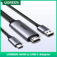 Кабель HDMI Type-C Thunderbolt 5/4/3 4k 60hz 1080P 120hz Ugreen для PS5 Xbox AR/XR гарнітур 2 м (UG-35984A)