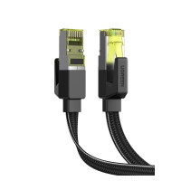 Кабель Cat 7 RJ45 10 Гбит/с 600 МГц Ethernet патч-корд Ugreen 1 м плоский (UG-40159)