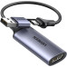 Карта відеозахвату UGREEN 4k 30hz HDMI to USB-A/USB-C Full HD 1080p 30hz (UG-40189)