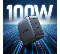 Быстрое зарядное устройство Ugreen GaN X 100W 3 Type-C+USB-A PD 3.0 QC4.0 (UG-40747)