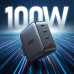 Быстрое зарядное устройство Ugreen GaN X 100W 3 Type-C+USB-A PD 3.0 QC4.0 (UG-40747)