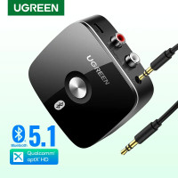 Bluetooth адаптер Ugreen HI-FI aptX HD AUX RCA Bluetooth 5.1 приемник (UG-40759)