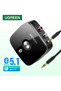 Bluetooth адаптер Ugreen HI-FI aptX HD AUX RCA Bluetooth 5.1 приемник (UG-40759)
