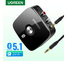 Bluetooth адаптер Ugreen HI-FI aptX HD AUX RCA Bluetooth 5.1 приймач (UG-40759)