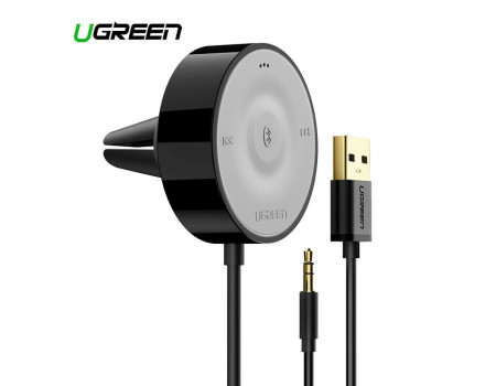 Ugreen Bluetooth 5.1 адаптер для авто HI-FI aptX HD AUX Hands Free приемник (UG-40760)