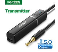 Ugreen Bluetooth 5.0 передатчик Hi-Fi aptX LL transmitter 3.5 мм (UG-40761)
