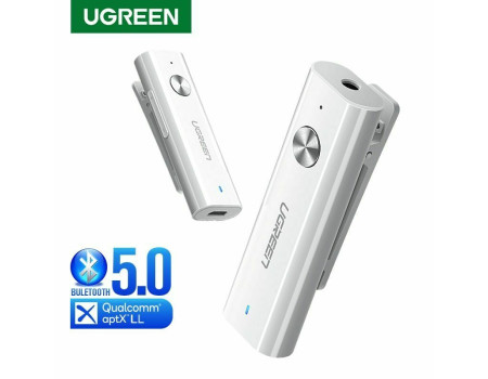 Ugreen Bluetooth 5.0 AUX адаптер aptX Low Latency Hi-Fi Hands-Free (U-40854)